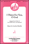 I Thirst for You O God SATB choral sheet music cover